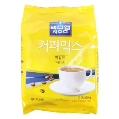 자판기용 커피믹스 맥스웰하우스 커피 믹스 대용량 리필 800g 인스턴트