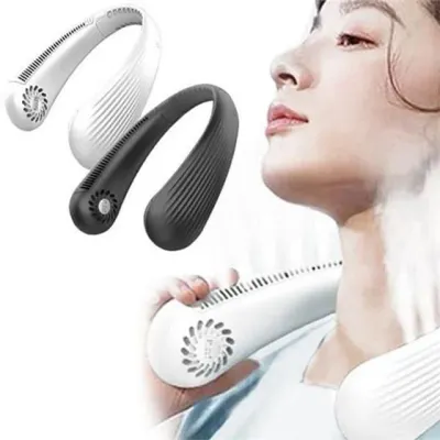 넥밴드 선풍기 목걸이 선풍기 아웃도어 휴대용 냉풍기 여행용 냉각팬 개인용 에어컨 착용 에어 프리 주변