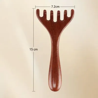 천연 원목 괄사 마사지기 페이스 바디 셀프 마사지