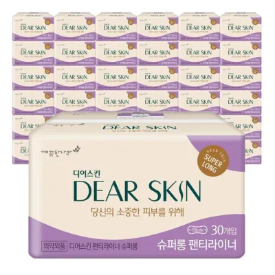 깨끗한나라 디어스킨 슈퍼롱 팬티라이너 30개입 36개