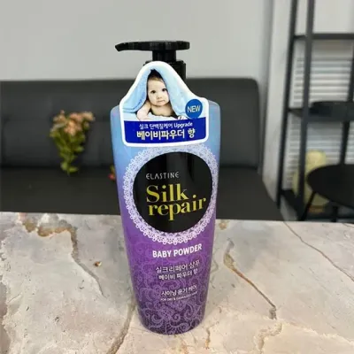 엘라스틴 실크리페어 샴푸 베이비파우더 550ml 헤어제품 머리샴푸 헤어샴푸 삼푸