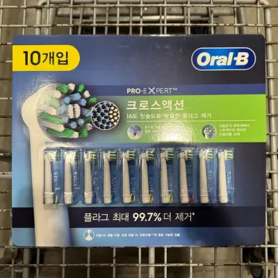 오랄비 전동칫솔모 10개 크로스액션