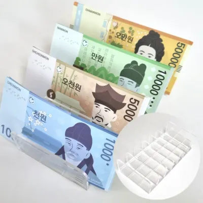 아크릴 현금 거치대 트레이 투명