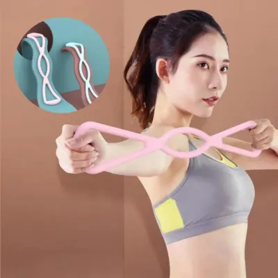 요가 필라테스 전신스트레칭 저항밴드 2종색상