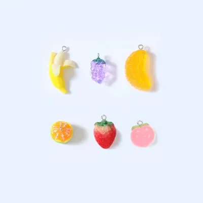 미니 과일 펜던트 / 낱개 1개 / 헤드 파츠 재료 부자재 DIY 키링 만들기