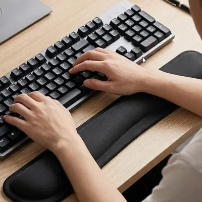 키보드 손목받침대 사무실 업무 재택근무 게임 등 다양한 환경에서 활용하기 좋은 패드
