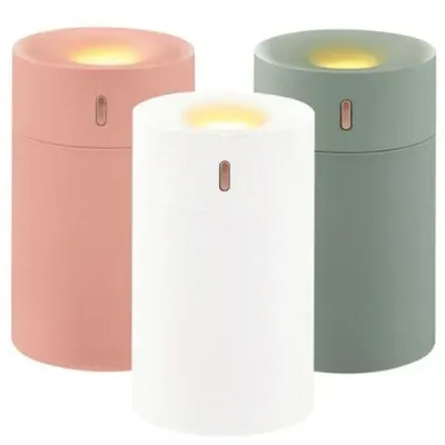 led 무드등 가습기 휴대용 usb 가습기 사무실용 무선 컴팩트 초음파 소형 탁상 교체형 세척 필터 자동 간편