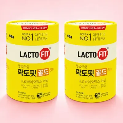 종근당건강 락토핏 골드 80포 2개