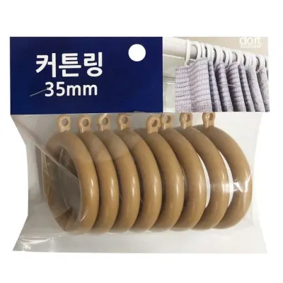 커튼고리 부자재링 35mm 커튼연결 커텐걸이브라켓