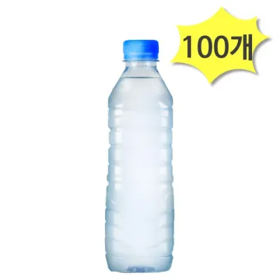 지리산 산청샘물 화이트 무라벨 생수 500ml x 100개