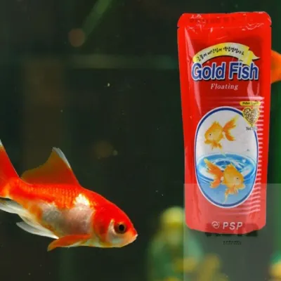 골드피쉬 금붕어 비단잉어 색상영양사료 100g 발색사료 펫먹이 열대어밥 애완물고기먹이 물고기밥