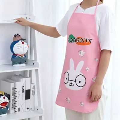 방수 캐릭터 앞치마 미용실 공방 카페 작업용