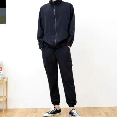 트레이닝바지 남성 캐주얼팬츠 하이웨스