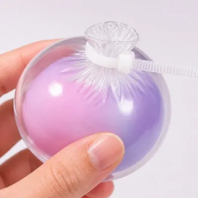 왁뿌볼 투명 고무공 왁스볼 말랑이 스트레스볼 만들기