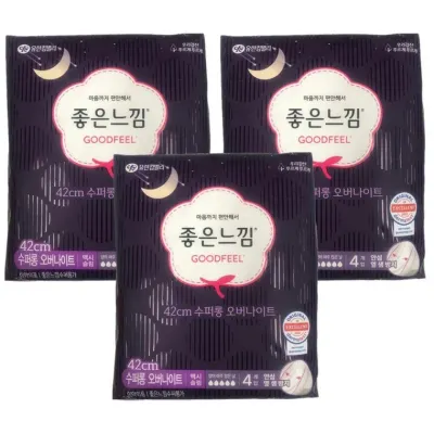 좋은느낌 수퍼롱 오버나이트 42cm 8팩(32개)