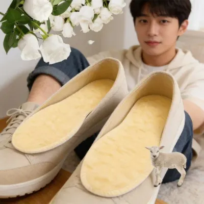 양털 깔창 겨울 신발 보온 방한 인솔 겨울철 용품 등산화 워커 운동화