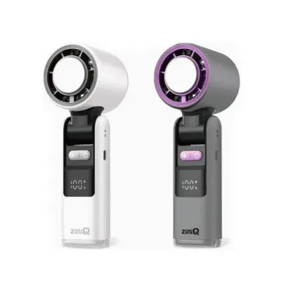 혜명몰 지니큐 아이스쿨링팬 BLDC 휴대용 접이식 미니 선풍기 FN-400T 화이트 - 개 (1개입) 강력선풍기 미