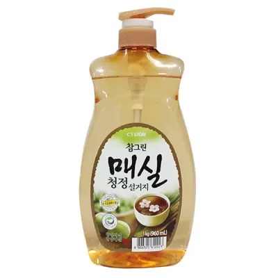 참그린 매실 청정 설거지 960ml 주방세제 설거지 트리오 세척 주방용품 세제-TJ
