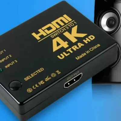 HDMI 선택기 3대1 4K UHD 모니터분배기 네트워크장비 디지털분배기 영상장비