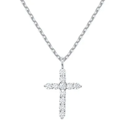 크로스 십자 큐빅 목걸이