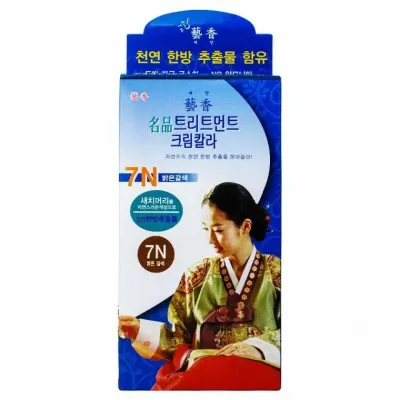 예향 한방 명품 트리트먼트 크림칼라 7N-밝은갈색 60g