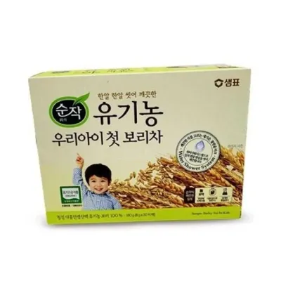 어린이 보리차 8gx20개입 아동 보리차 유기농 유아용 아이용 곡물 건강 무카페인 국산 티백