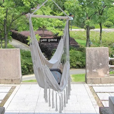 코튼 해먹의자 야외의자 야외 야외침대
