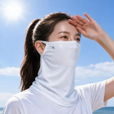 쿨링 마스크 자외선차단 낚시 등산 골프 햇빛차단 쿨 얼굴 야외 스포츠 활동용