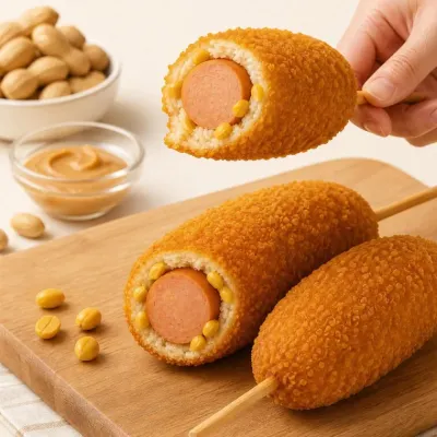 프리미엄 땅콩 핫도그 700g (140gX5개)