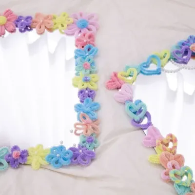 (솜씨키트) 손 끝 감각 모루 공예~ 나만의 모루 거울 만들기 DIY 키트