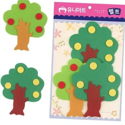 유아 펠트 미술 아동 미술 재료 꾸미기 공예 어린이 만들기 교육 창의력 펠트지 소근육 학습 아트 장식