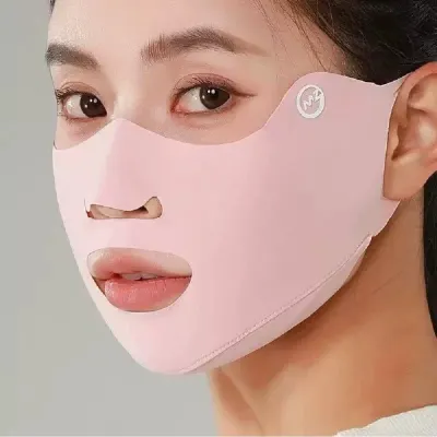 [기회공작소] 숨쉬기 편안한 UV차단 쿨링 페이스 커버 연예인 자외선차단