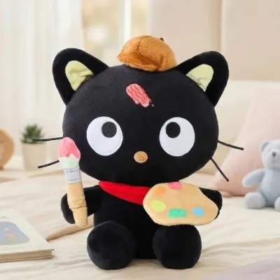산리오 초코캣 화가 봉제인형 25cm(중형)