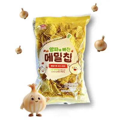메밀가루함유 구운양파맛 시즈닝 메밀칩 메밀과자