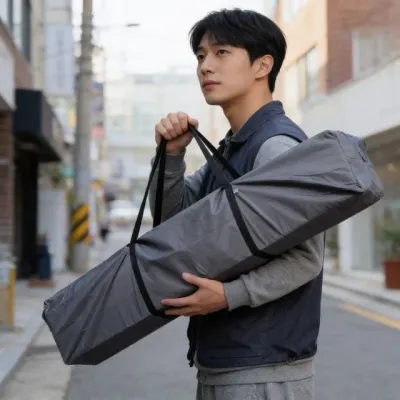 자이시스 야외천막 풀수납 가방 프레임 지붕 벽면 파티션 보관함 캠핑장 행사용