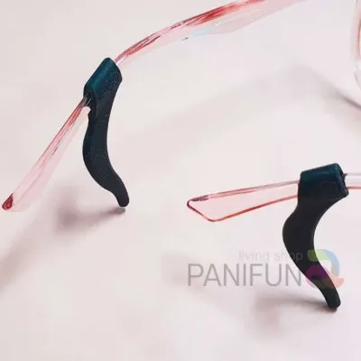 실리콘 안경다리커버 대형블랙 안경귀고무 안경미끄럼 안경귀걸이 안경미끄럼방지 안경귀통증