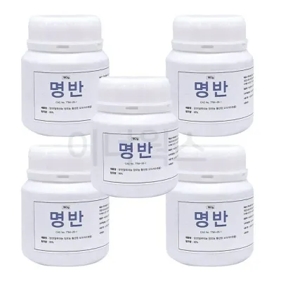 명반 백반 180g 5개 봉숭아물 염색제 캠핑 캠핑용품 매염제 뱀퇴치