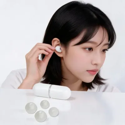 이어폰 실리콘 커널캡 캡슐디자인 교체용 이어팁 이어폰부품 소모품