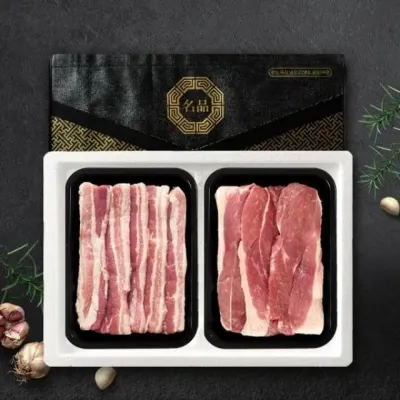 추석 명절 선물세트 고급 한돈 삼겹살500g+전지500g 선물세트