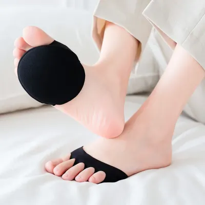 햄라인 앞꿈치 보호패드 5세트 쿠션 블로퍼양말 블랙