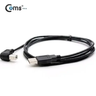 usb 프린터 케이블 usb ab 케이블 2.0 꺽임 복합기 스캐너 외장 연장 컴퓨터 데이터 90도 주변 충전 꺾임