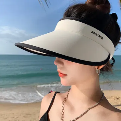 쿨아이스 돌돌이 썬캡(아이보리) 햇빛가리개 모자