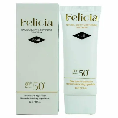 펠리샤 내추럴 실크 핏 스네일 선크림 60ml SPF50+ PA++++(096312)