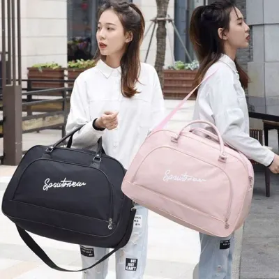 영문 곡선 스포츠 보스턴백