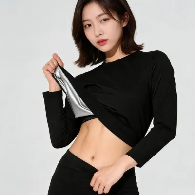 여성 긴팔 땀복 기능성 티셔츠 운동복 러닝 조깅 실내 트레이닝복