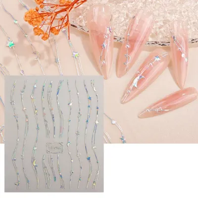 3D 별꼬리 네일스티커