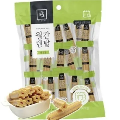 강아지 덴탈껌 강아지 치석 가수분해 유산균 장건강 간식 구강 소형견 치아 관리