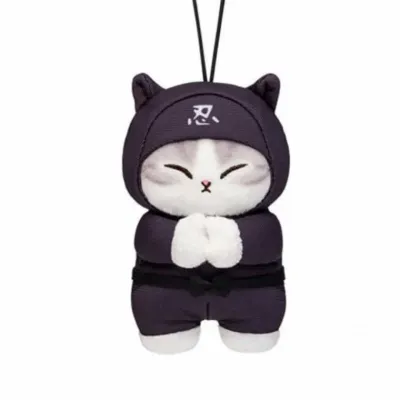 닌쟈냥 인형 10cm 블랙 동물인형키링 인형가방고리 미니인형