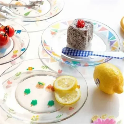 디저트 접시 만들기 키트 핸드메이드 접시 만들기 DIY 선물용 꾸미기 홈카페 초보자용 어린이 클래스
