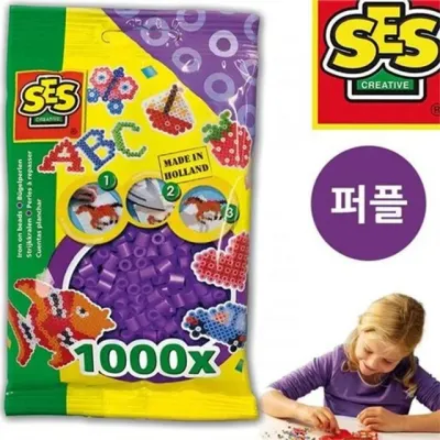 어린이 비즈 공예 어린이 비즈 만들기 집콕 놀이 학습 키트 아동 네덜란드 플라스틱 소근육 리필용 재료